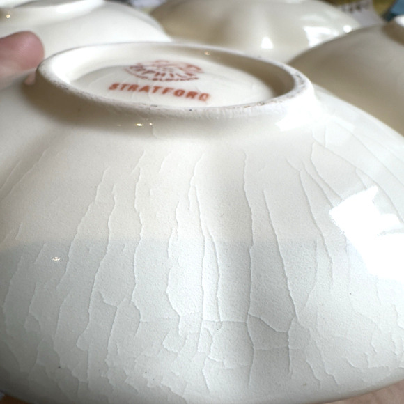 Vintage Chintz Windsor E & R Erphila 4 Section Serving Dish Czechoslovakia - Picture 12 of 12